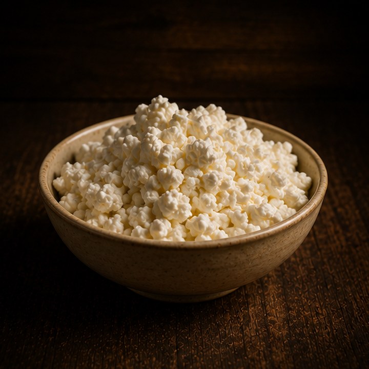 Творог и сметана с прилавка